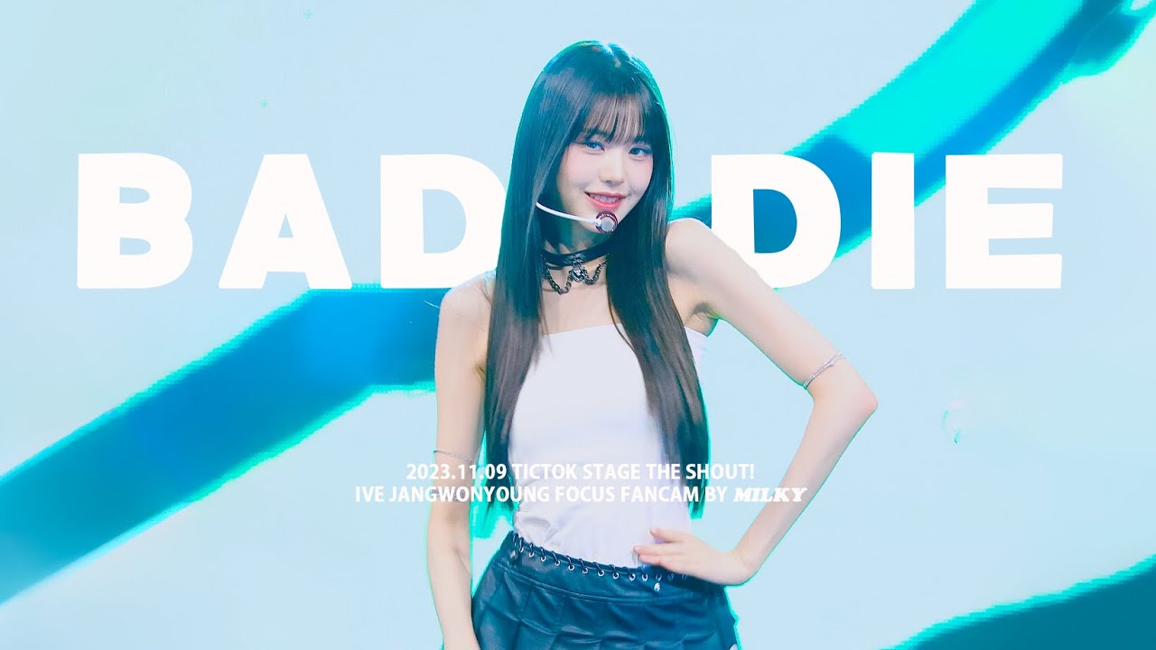 (4K) 231109 아이브 TikTok Stage The Shout! 장원영 BADDIE 직캠 (IVE JANGWONYOUNG FANCAM)