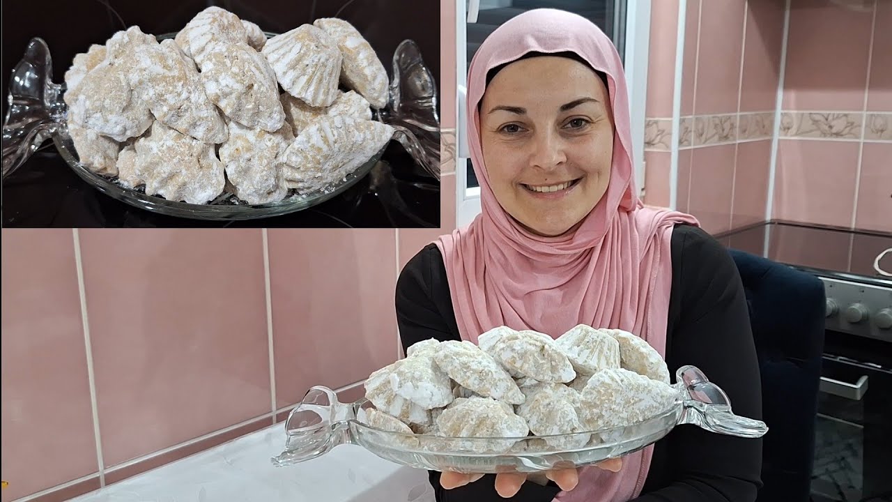 RAMAZANSKA POSLASTICA 16/29❤️ŠAPE SA ORASIMA❤️SUPER RECEPT za preukusne suhe kolačiće👌👌👌
