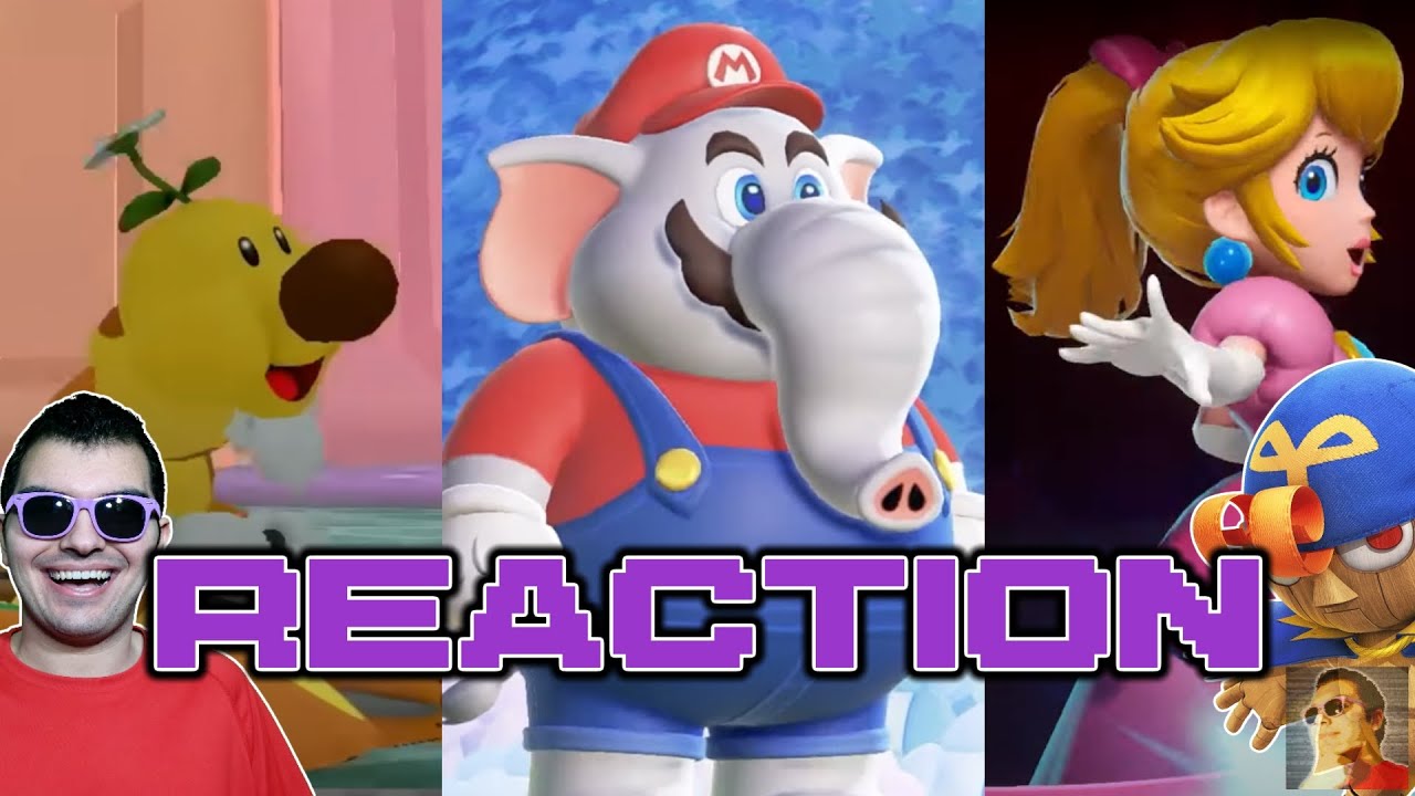 ELEPHANT MARIO, WIGGLER & PETEY, NINTENDO DIRECT REACTION | VineoReacts