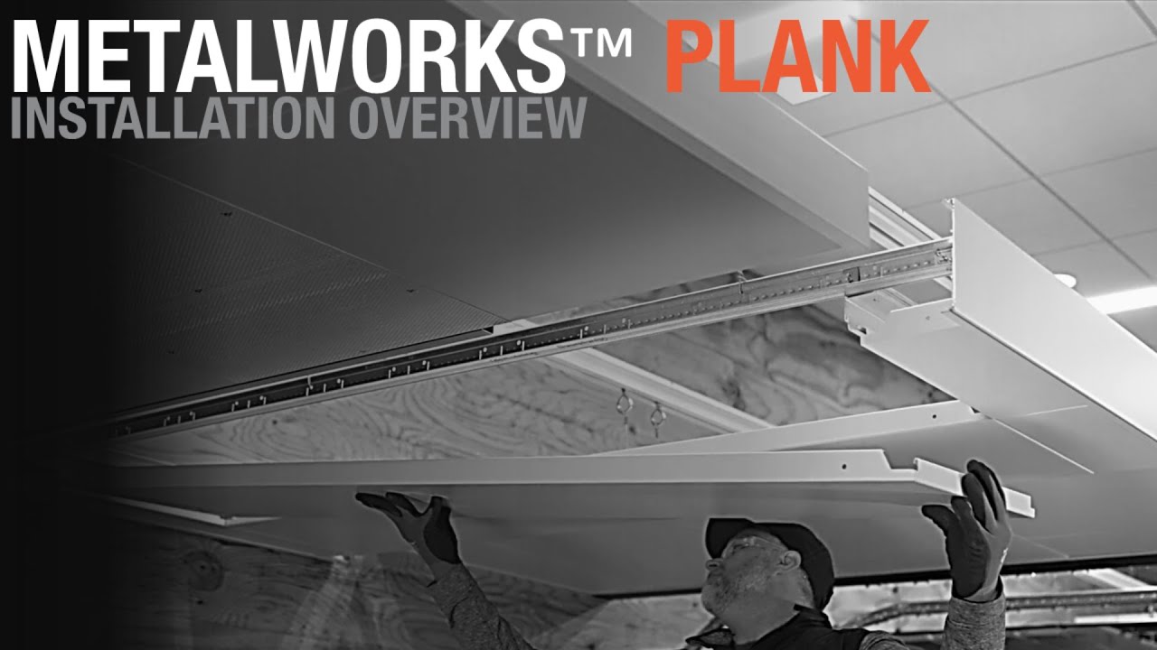 Metal Plank Ceiling Installation | METALWORKS Plank Installation | ARMSTRONG CEILINGS