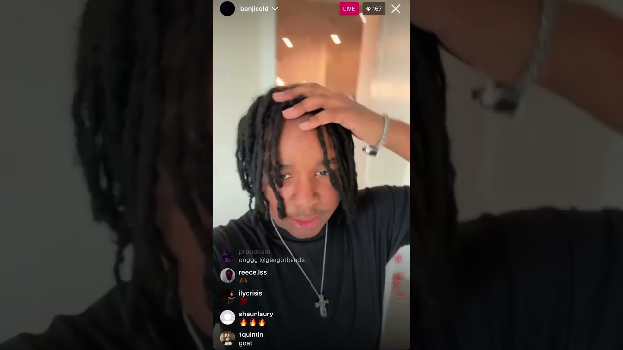 Benjicold on IG Live showing NEW CRIB + Producer Motivation 🥶📈 [3/15]
