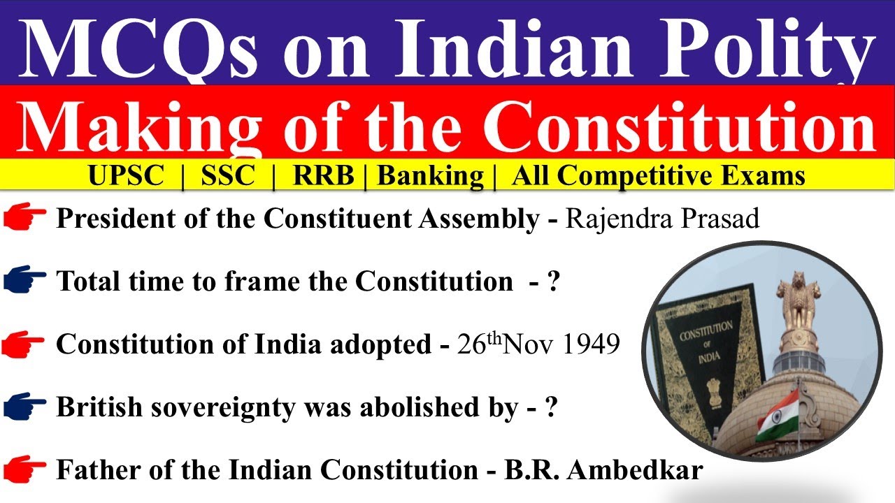 MCQ on Making of the Constitution