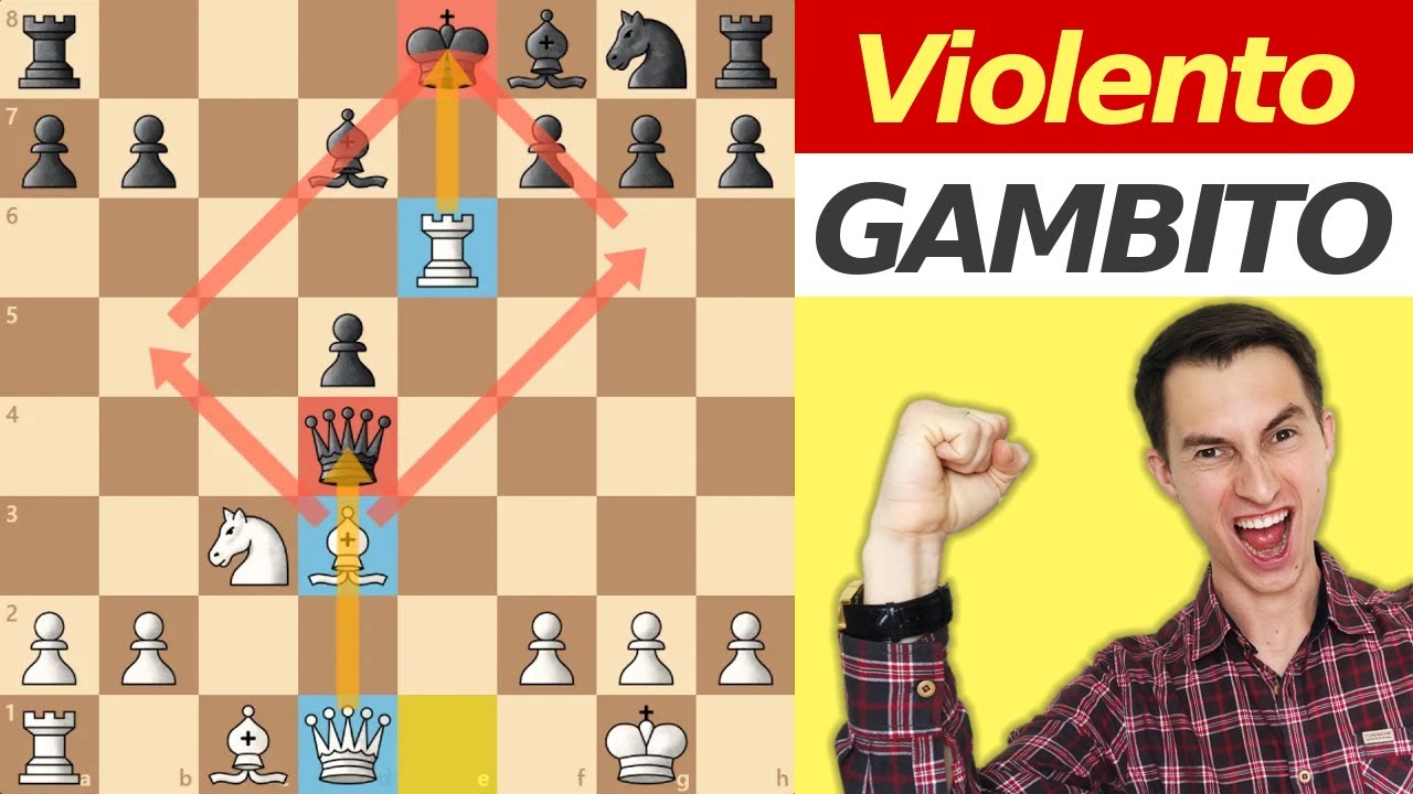 👊 ¡Violento gambito que ROMPE la Defensa Francesa! 🇫🇷