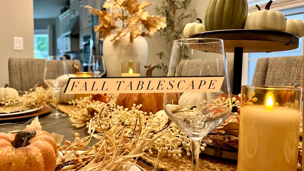 PINTEREST WORTHY FALL TABLESCAPE || FALL TABLESCAPE IDEAS