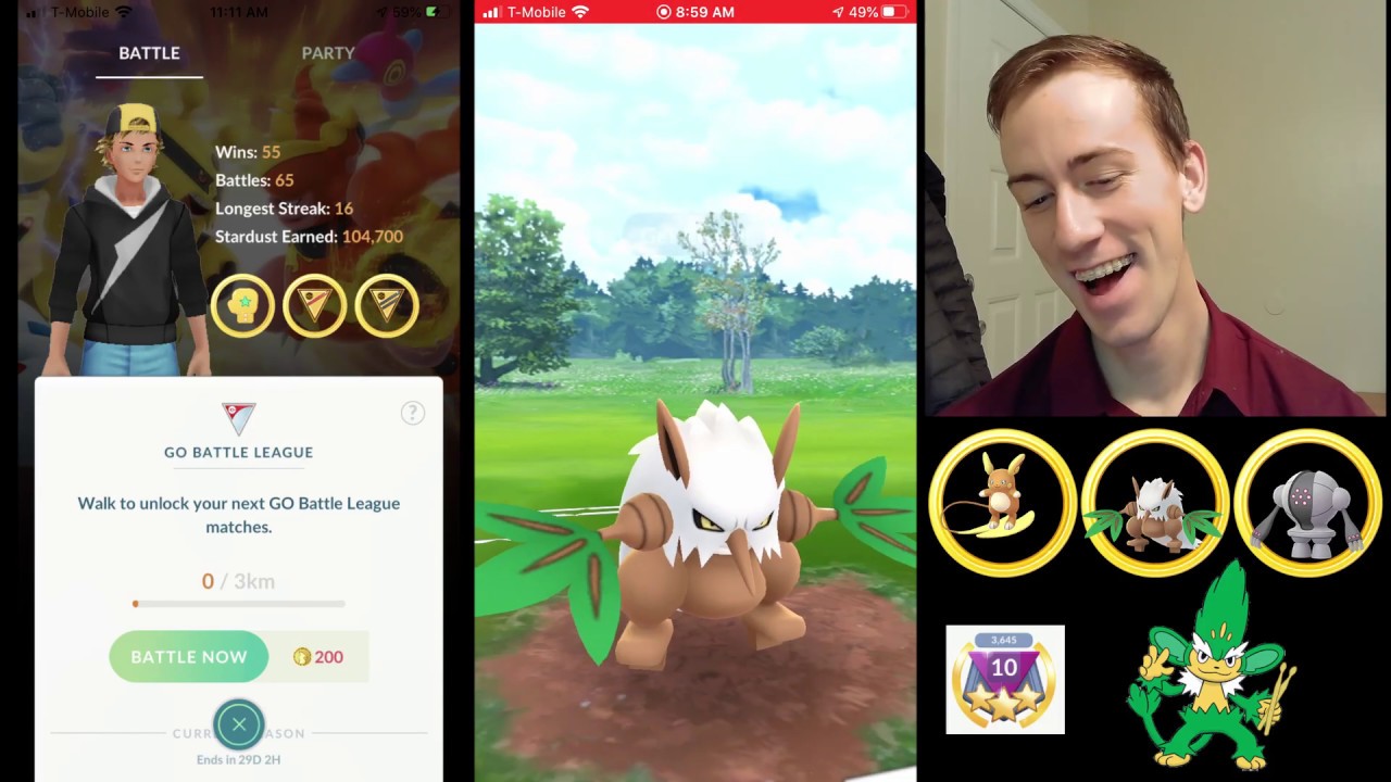 SHIFTRY HAS SWAG IN GBL | Go Battle League Battles Pokemon Go PvP