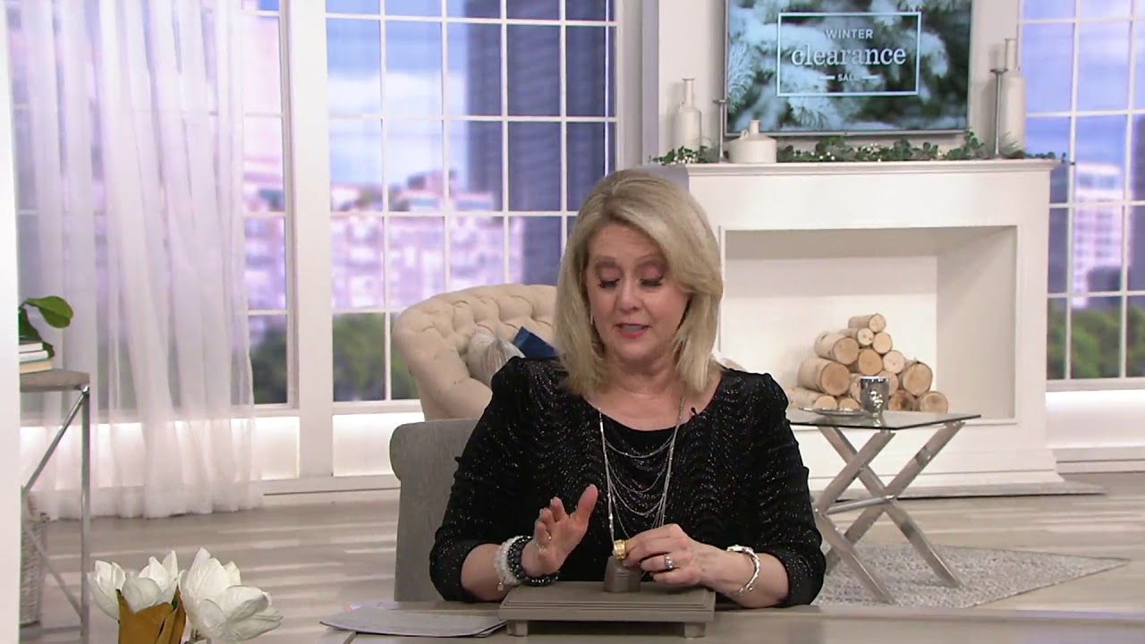 Genesi 18K Clad White Topaz Band Ring on QVC
