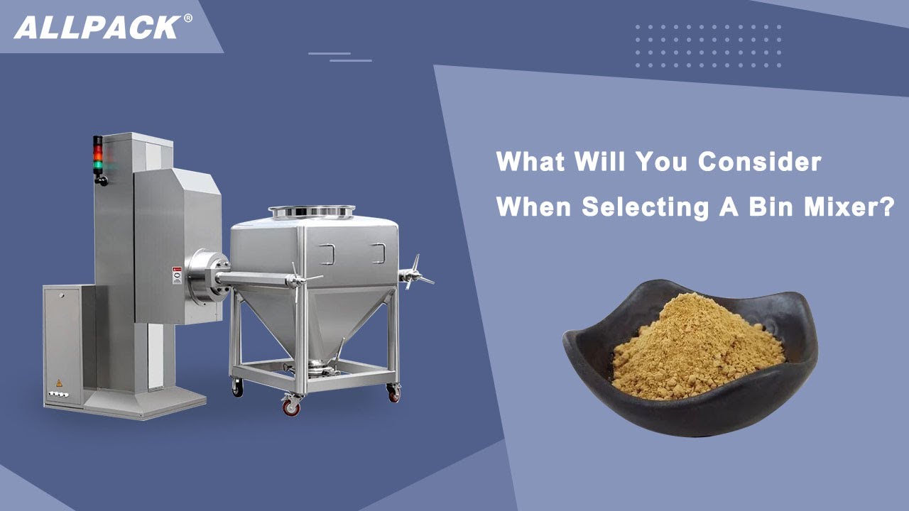 What Will You Consider When Selecting A Bin Mixer?