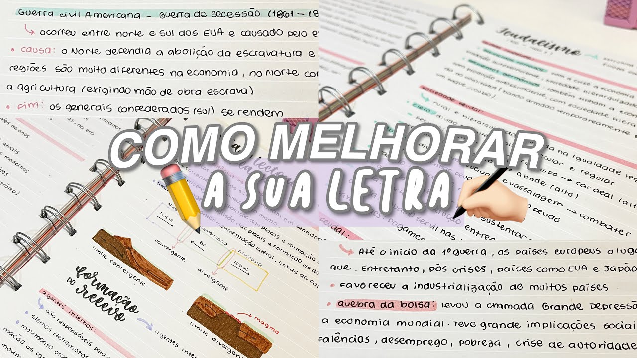 como melhorar sua letra ♡ | dicas + exercícios