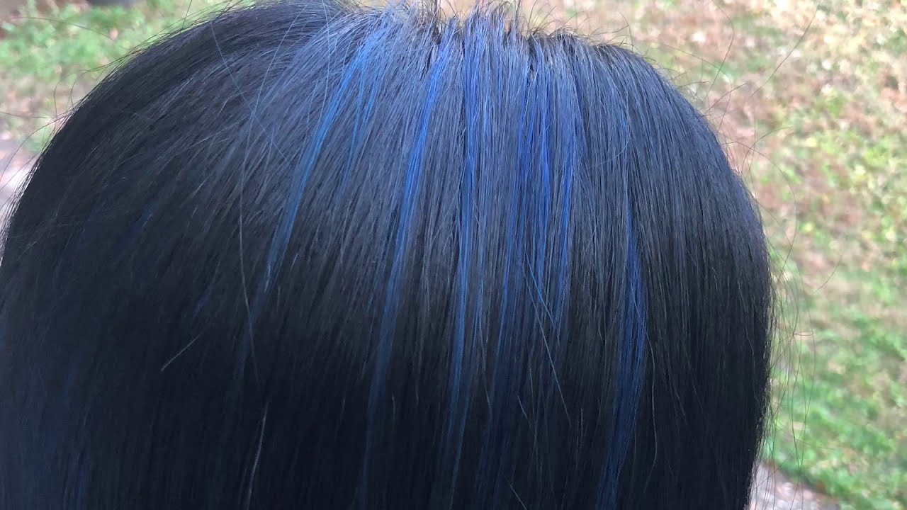 How To Do Blue And Black Highlights