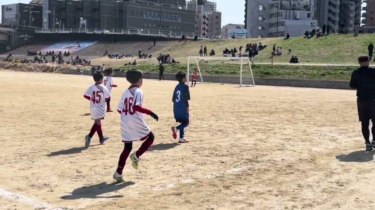 2026.3.1  ○4-0 3年生 VS 南千住サッカー広場@台東　後半　4区対抗チャンピンシップ