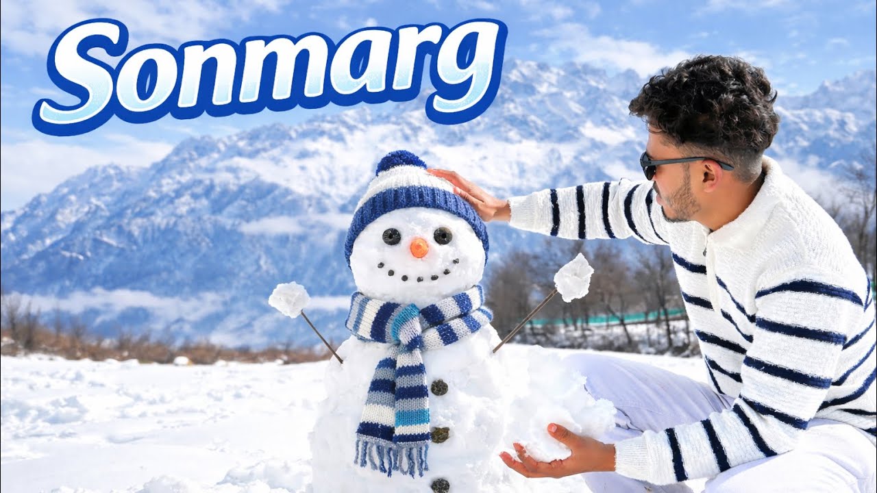 Snowman Bana Diya Sonmarg Mein 😍❄️ | Sonmarg Kashmir Vlog ❄️