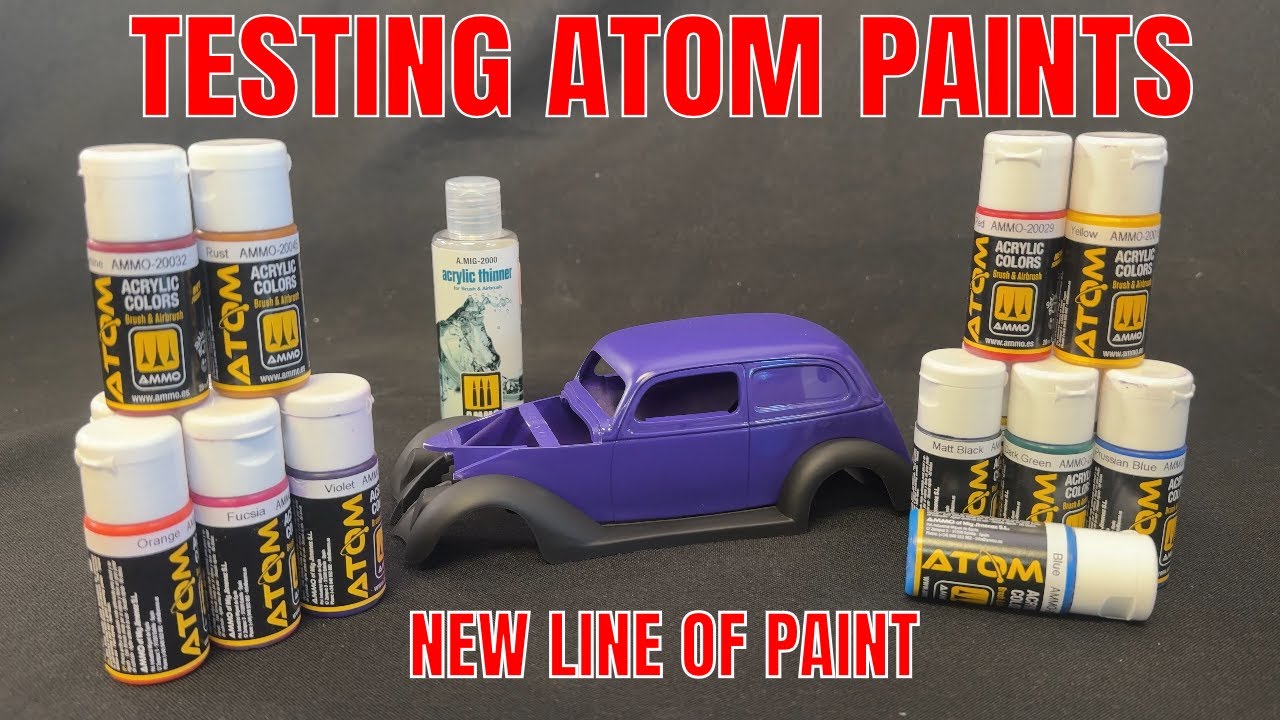 Preview and Testing Ammo by Mig New ATOM paints
