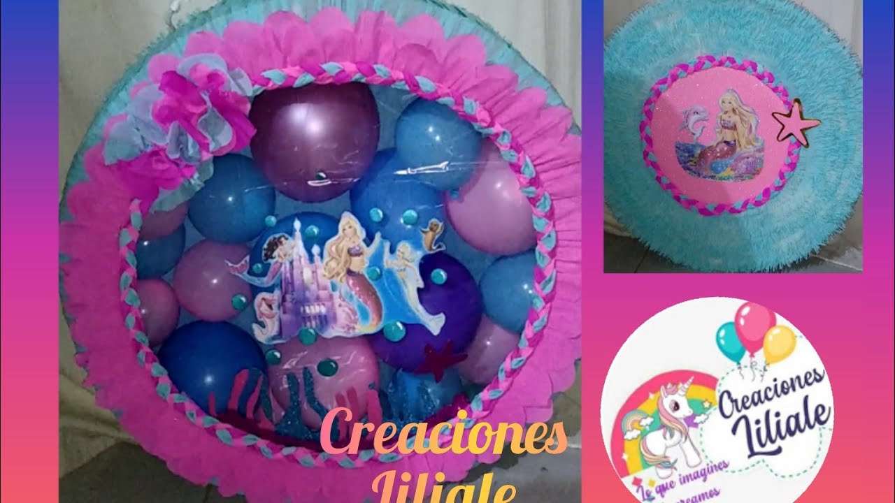 como hacer una Piñata  para globos y pelotas