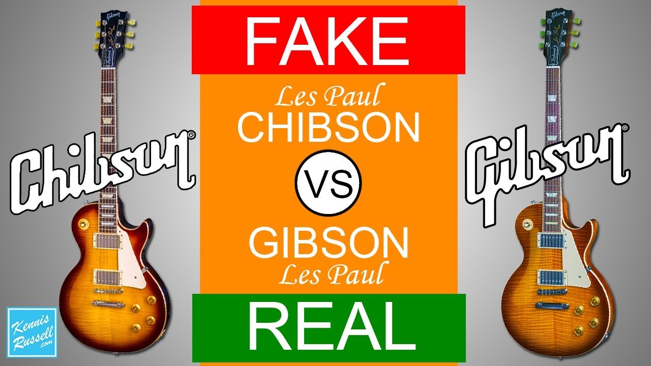 Поддельные Chibson против настоящих Gibson (можете ли вы отличить эти две гитары Les Paul?)