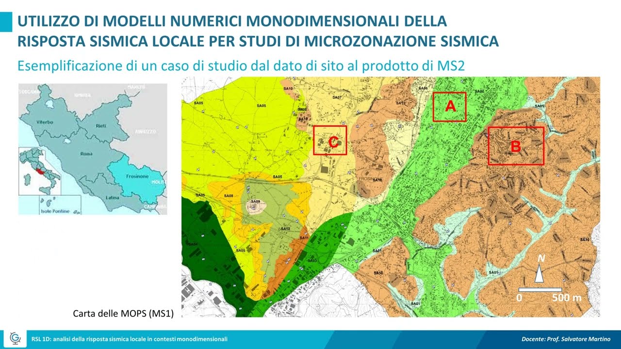 RSL 1D: analisi della risposta sismica locale in contesti monodimensionali