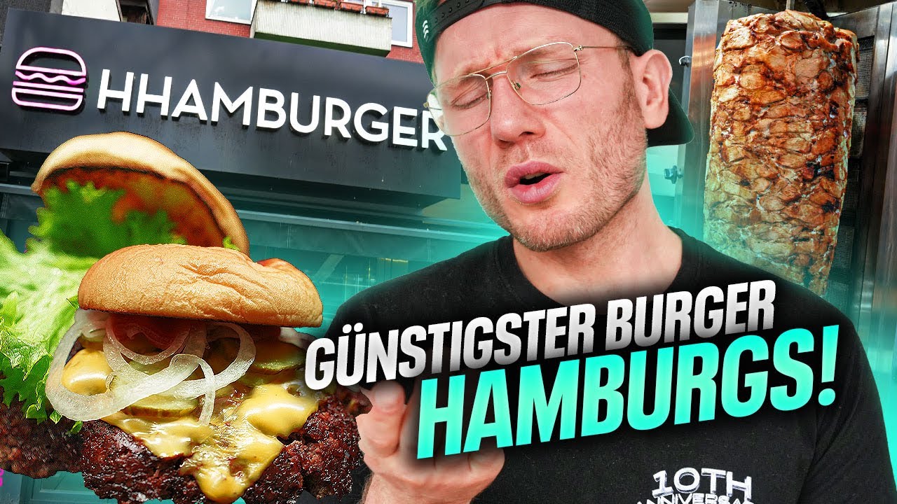 DER GÜNSTIGSTE SMASH-BURGER HAMBURGS + BESTEN SHAWARMA (GOOGLE⭐)