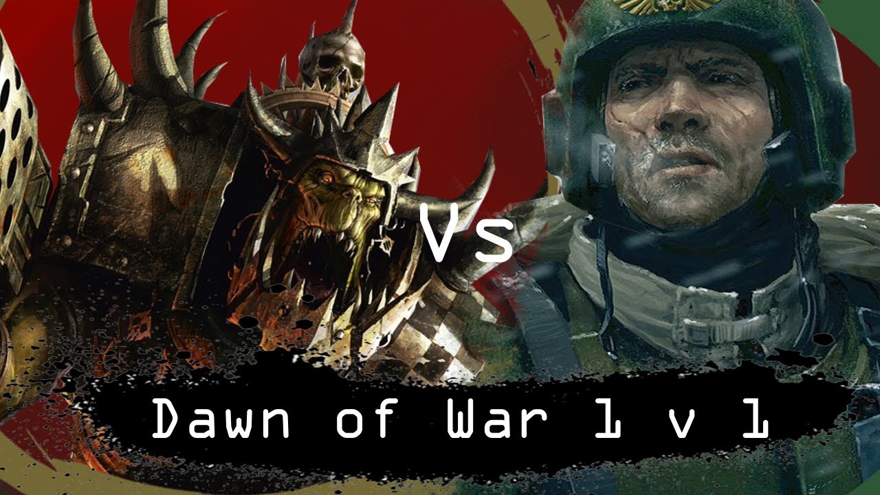 Dawn of War Soulstorm 1 v 1 Orks (Veles) vs Imperial Guard (Alien Soldier)