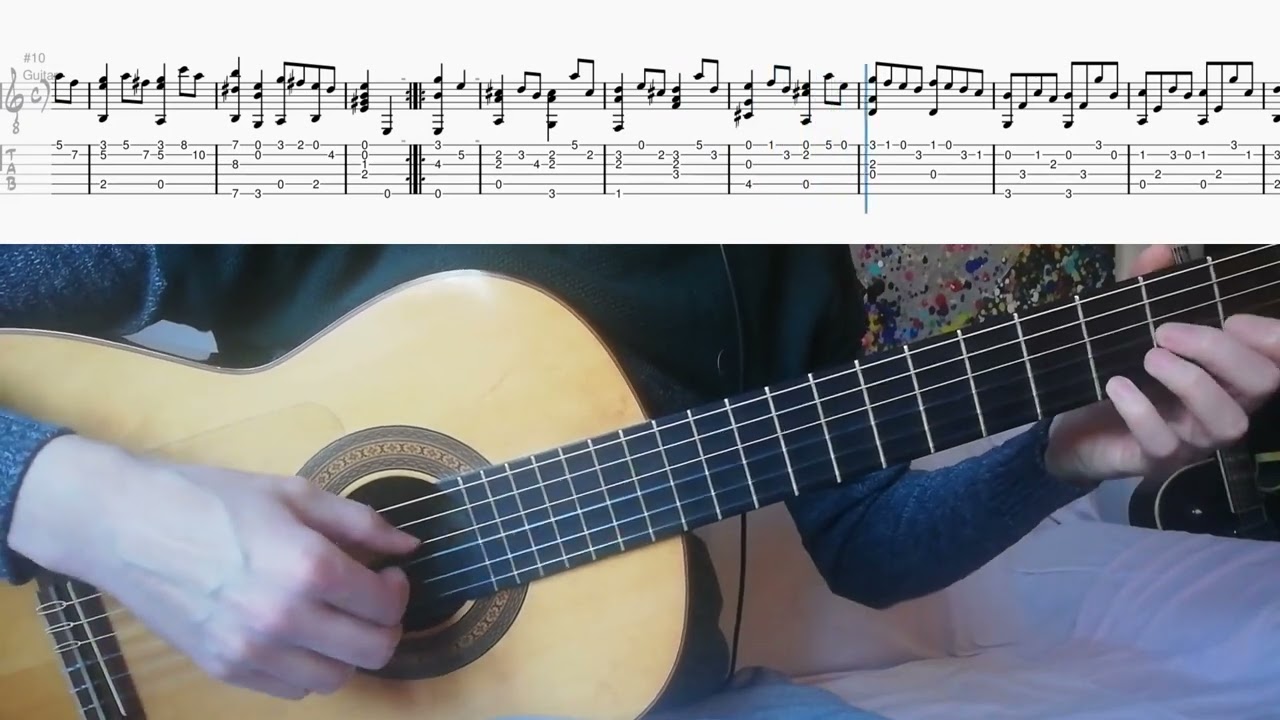 J.  S.  Bach - Gavotte 1 (Guitar TAB)