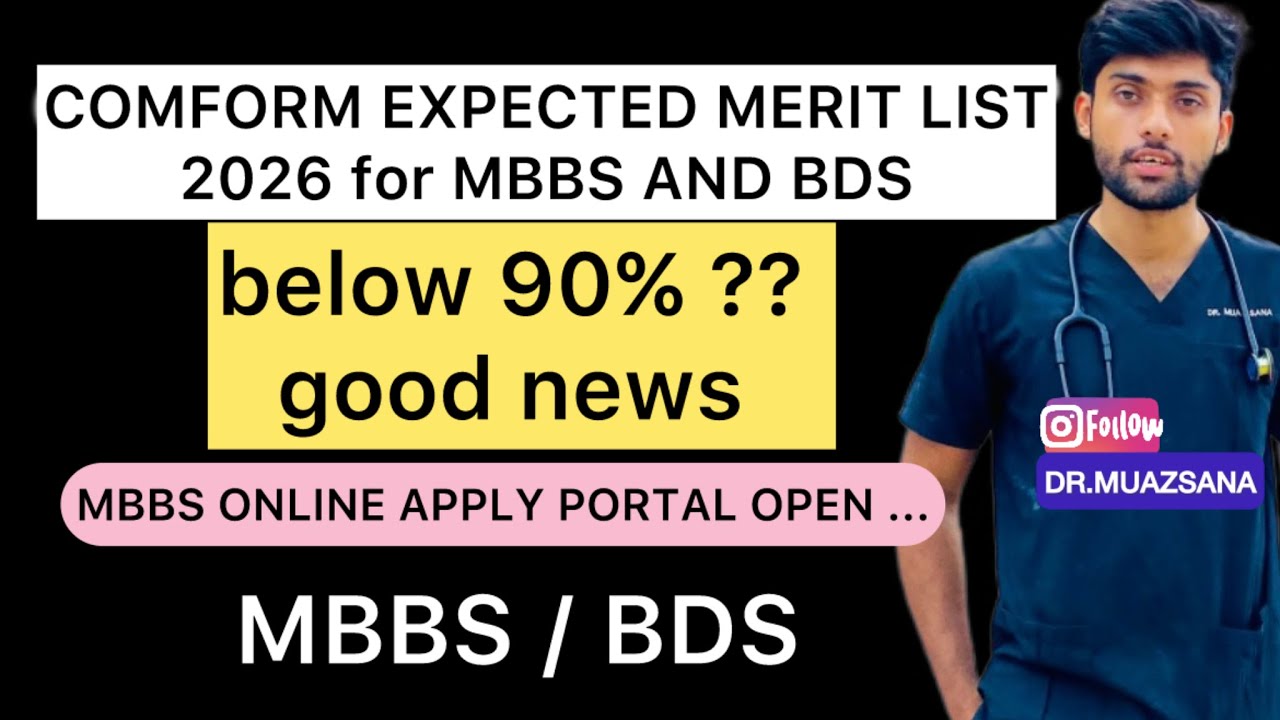 merit selection list of private and government medical colleges in Punjab ,SINDH  ,KPK for mbbs ,bds