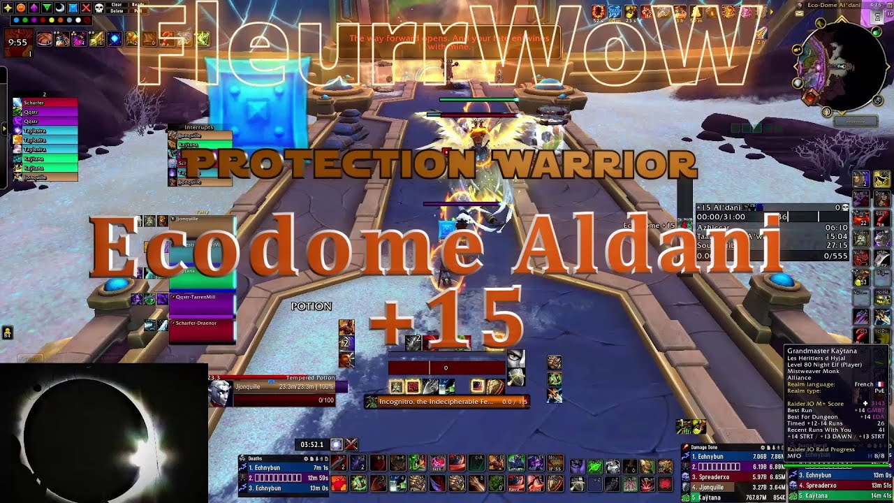 Ecodome Aldani +15 | TWW Season 3 | Protection Warrior PoV + Mistweaver Monk