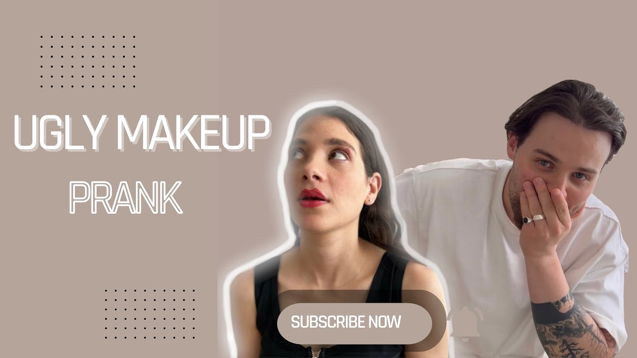 Ugly makeup prank on my husband !￼