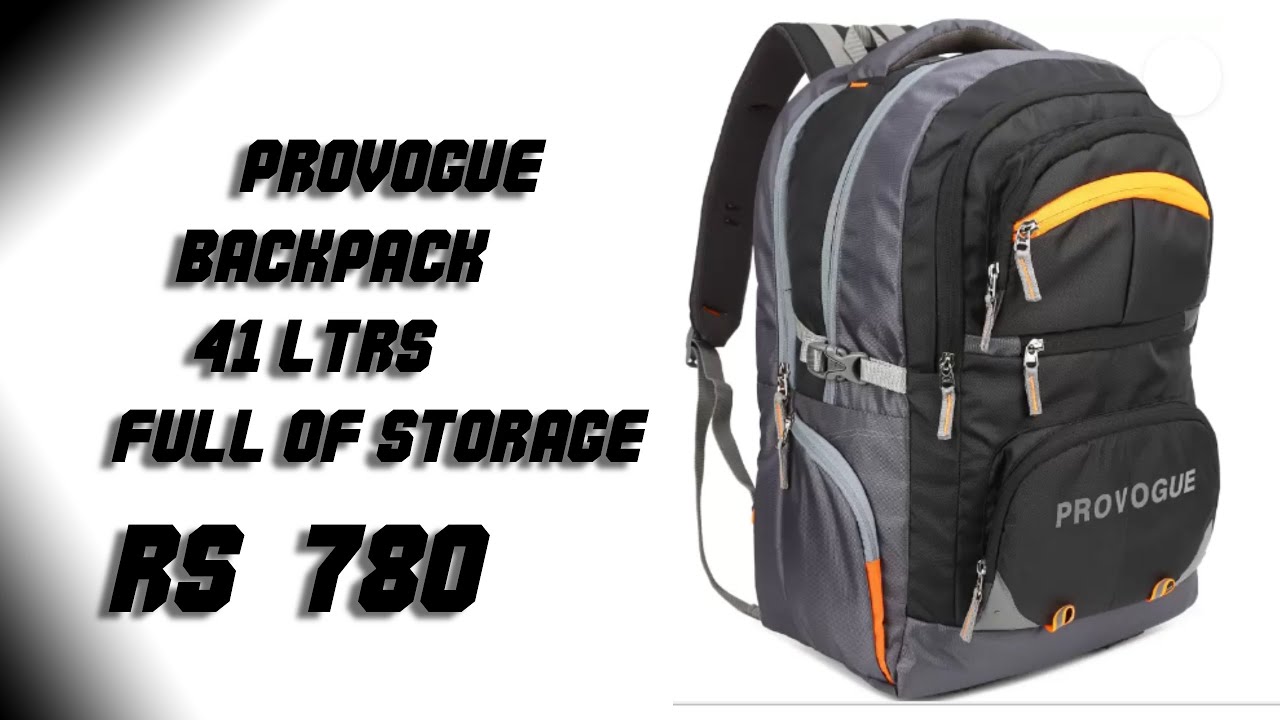 Men's Backpack for Office | PROVOGUE | 41 Litter Storage | Rs 780/-