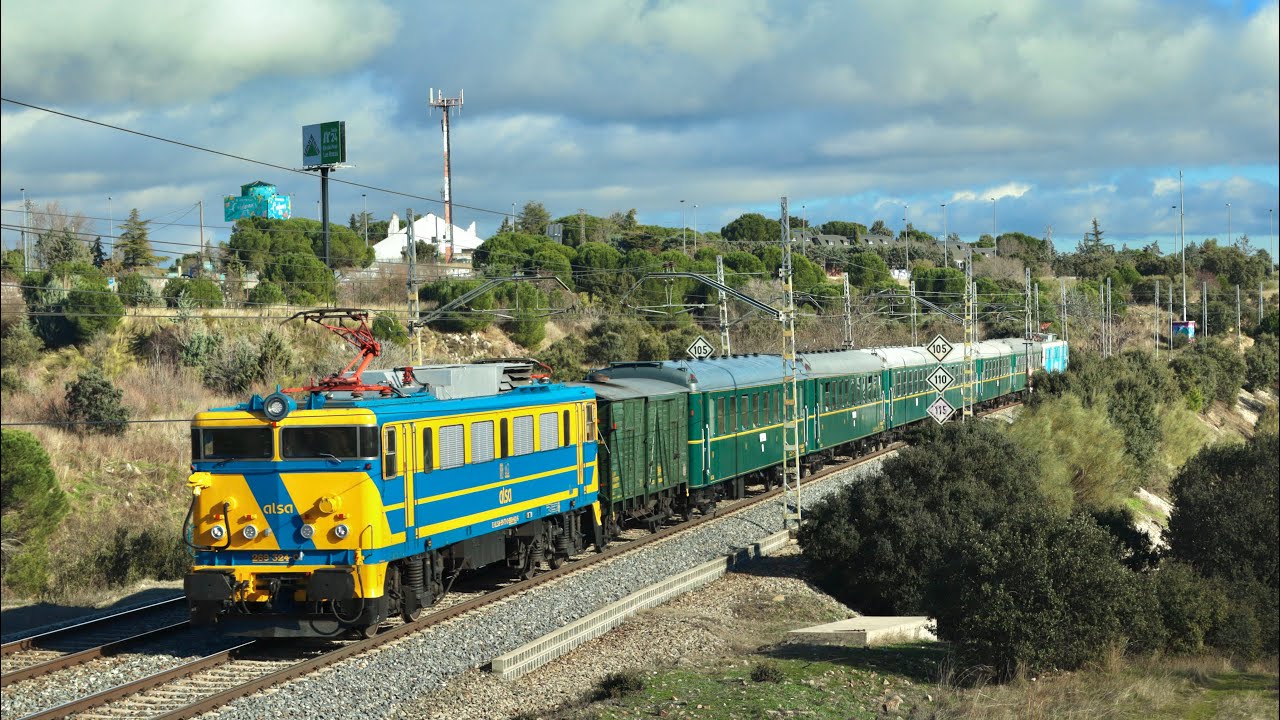 Trenes por los alrededores de Madrid (Linea 100)-(Linea 300)