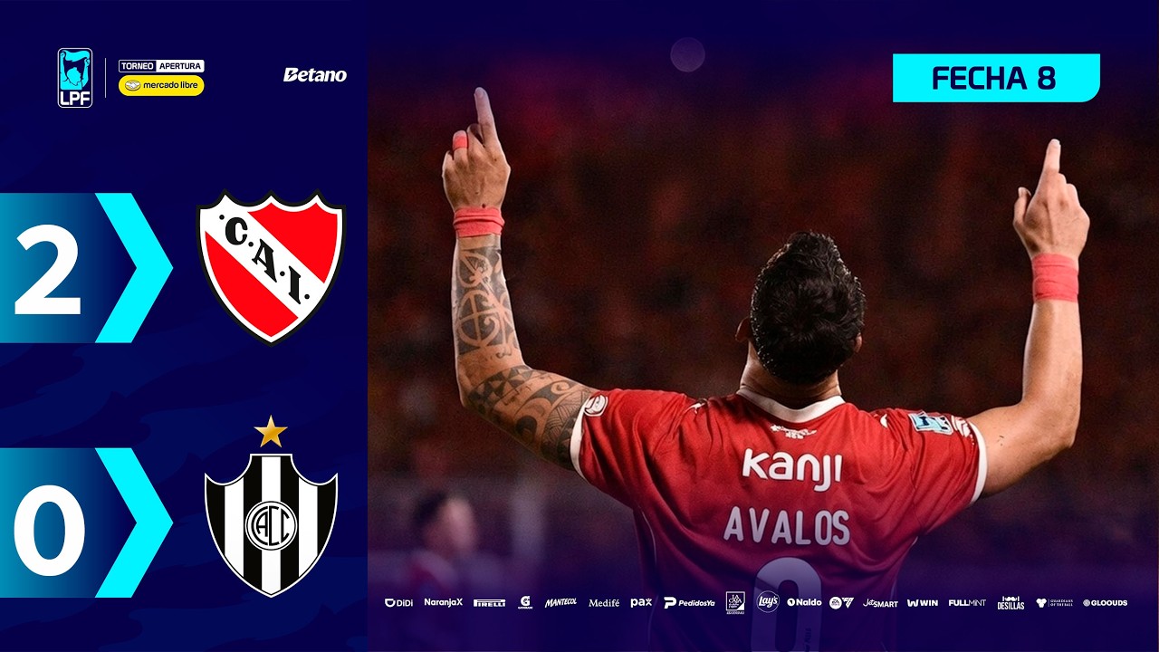 INDEPENDIENTE 2 - 0 CENTRAL CÓRDOBA | Resumen del partido | #TorneoMercadoLibre 2026 🏆