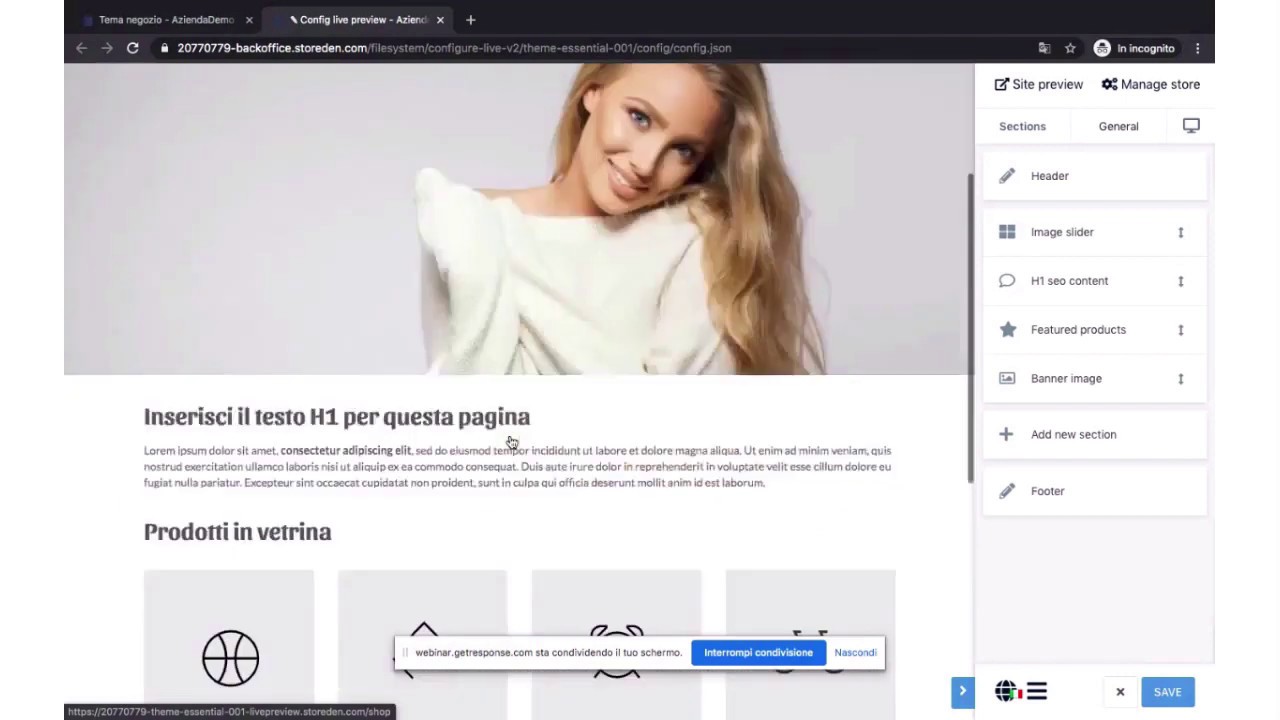 Come creare un negozio ecommerce in 20 minuti