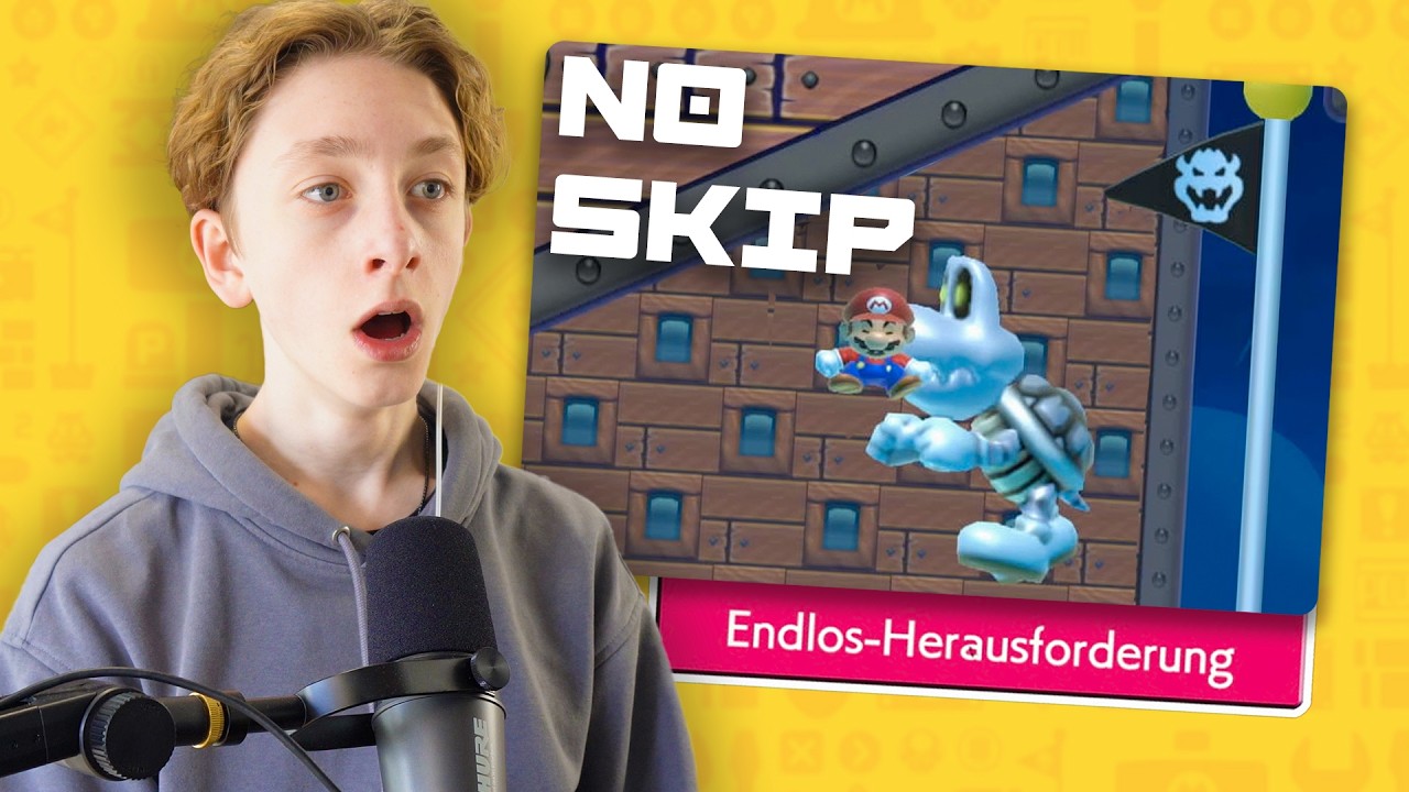 KAIZO Level zu Beginn!?  | No Skip Endlos-Challenge