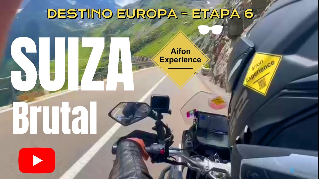 🇨🇭Ruta en moto por Suiza| LOS LAGOS DE INTERLAKEN| BRUTAL| MACBOR MONTANA XR5