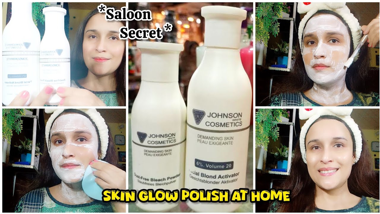 Eid Special Glow ✨ Skin whitening Or Glowing Polish || Johnson White Cosmetics #skinpolishathome