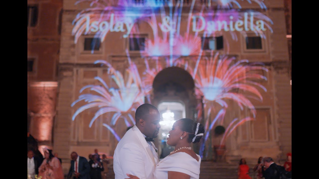 DANIELLA AND TSOLAYE | WHITE WEDDING | ROME, ITALY | 4K FULL