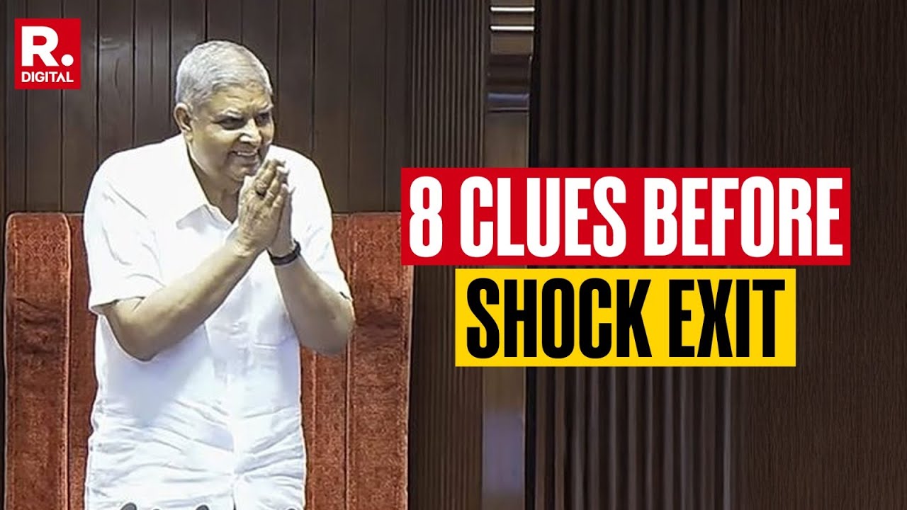 Why Did Vice President Dhankhar Resign? 8 Clues Behind the Shocking Exit