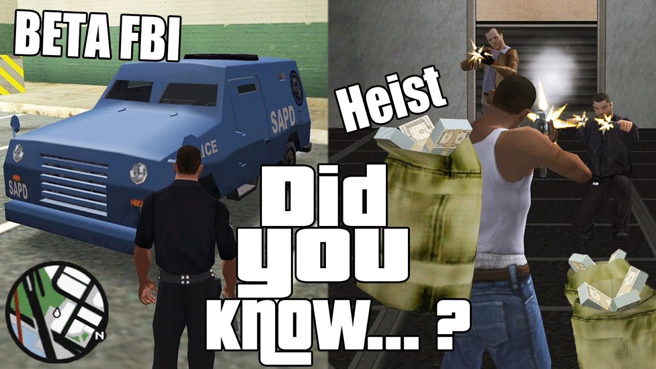 Секреты и факты GTA San Andreas часть 31 Бета, Удаленные функции, Ryder, Пасхальные яйца, Ограбление