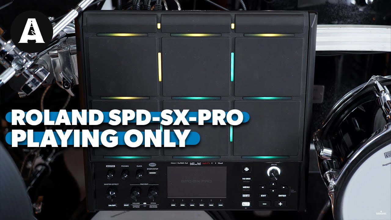 Roland SPD-SX-Pro - Playing Only Demo!