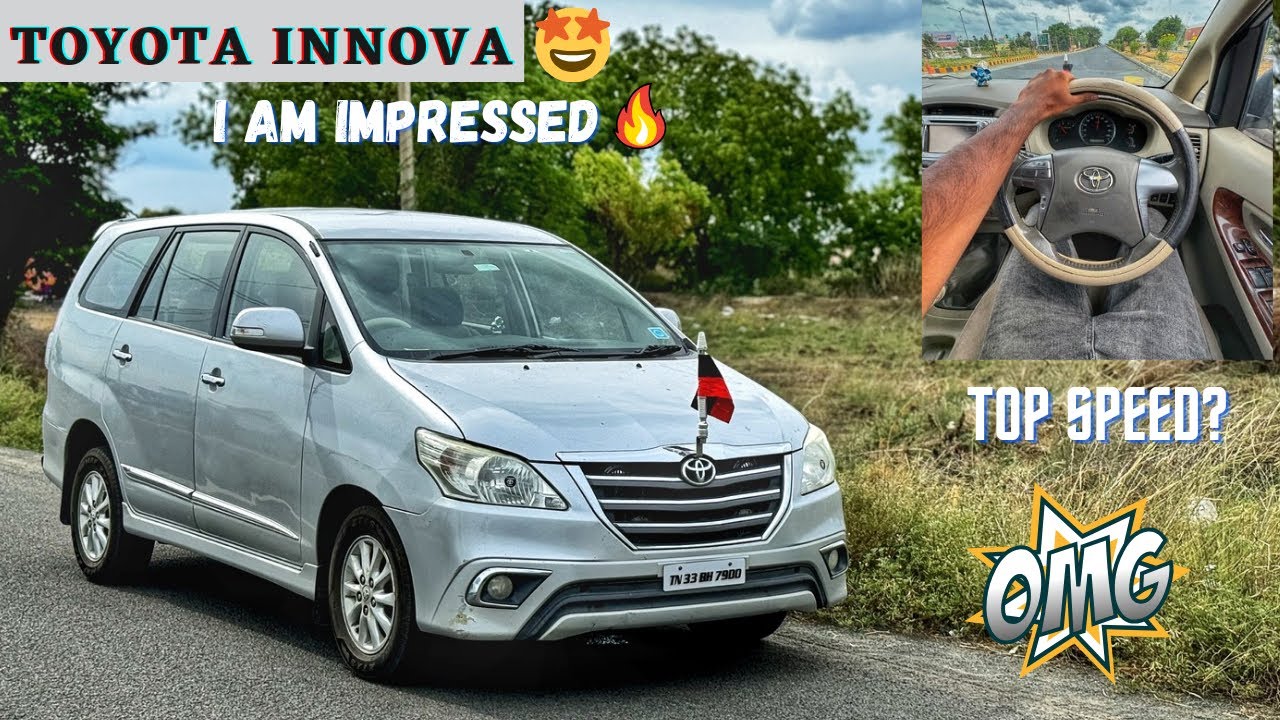 Finally Toyota Innova🔥/I Am Impressed😻/Old Is Gold💯/20Lakhs Worth Car🥵/Top Speed!?/@Track_Twister