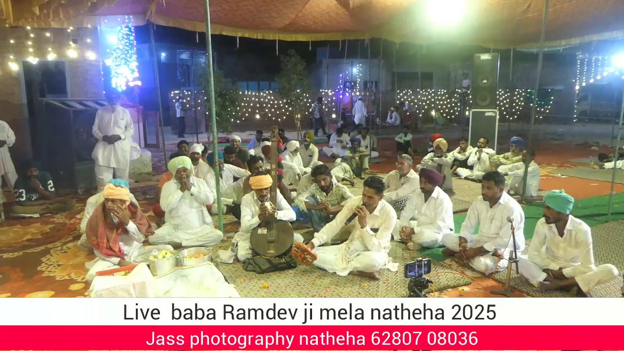 Live baba Ramdev ji mela Natheha 2025 by jass photography 6280708037