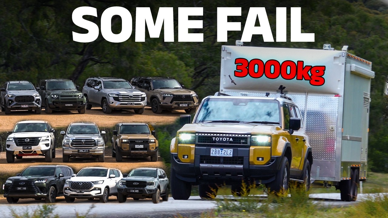 HUGE SUV towing test: Best selling SUVs put to the ultimate towing stress test