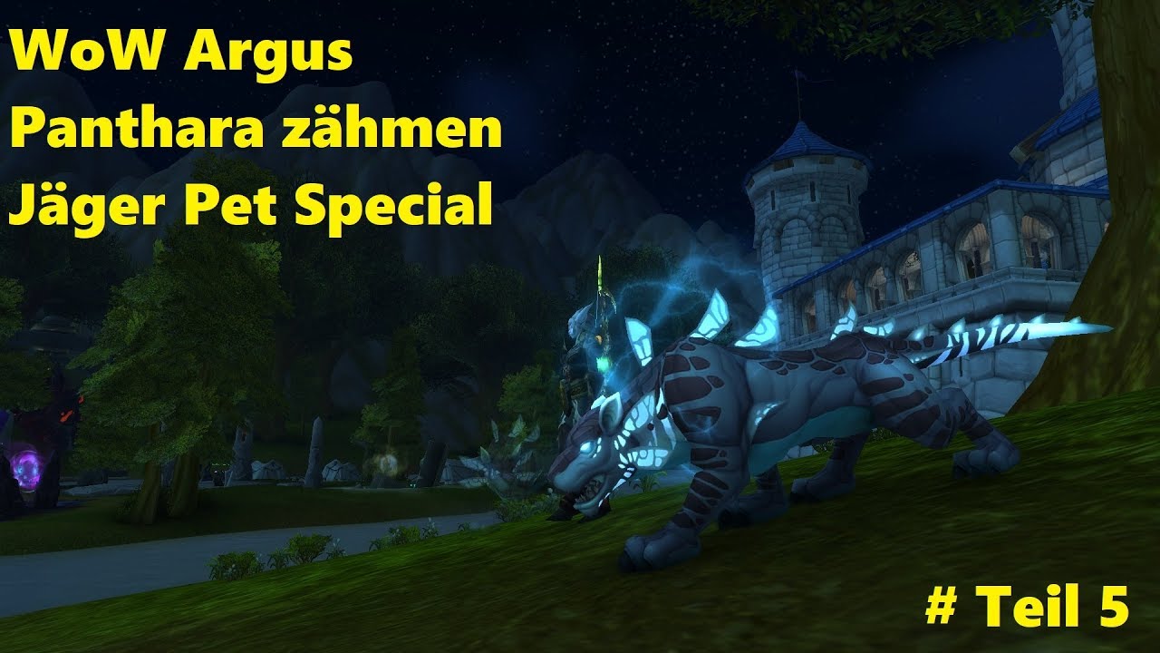 WoW Argus Jäger Pet Rar Panthara Katze zu 100% erfolgreich Zähmen( Special Guide )