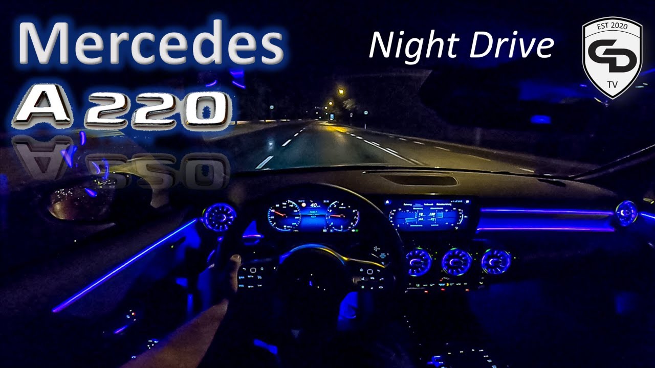 2020 Mercedes-Benz A Class A220 (190PS) | NIGHT DRIVE Onboard POV by ChrisDrivingTV