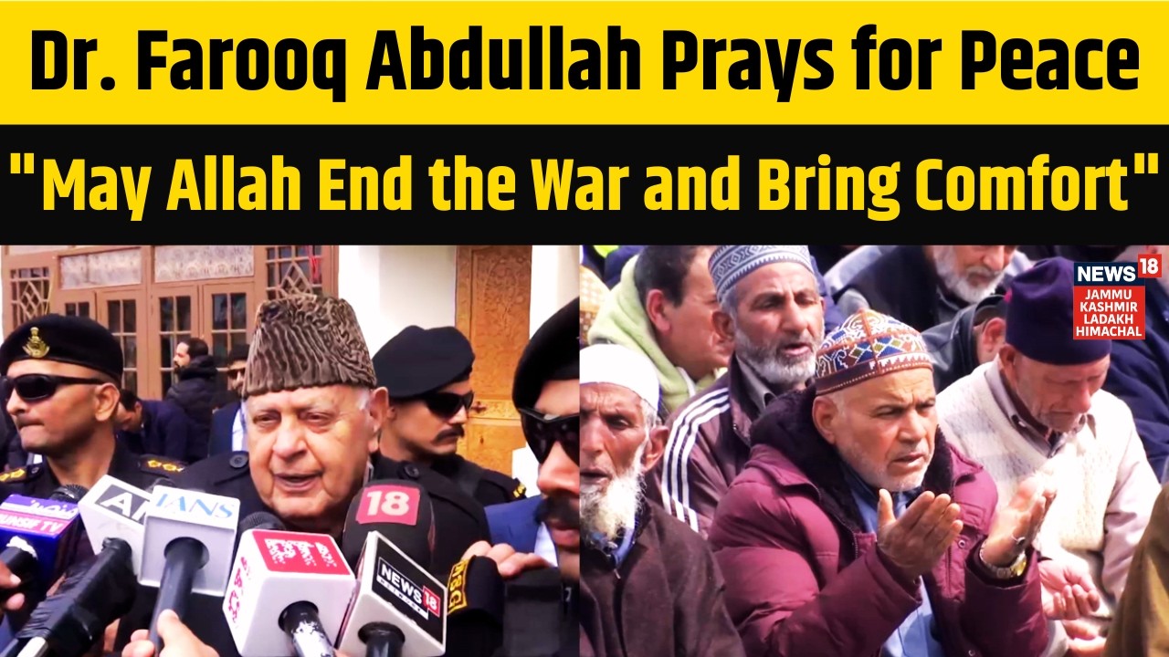 Dr. Farooq Abdullah Prays for Peace - 
