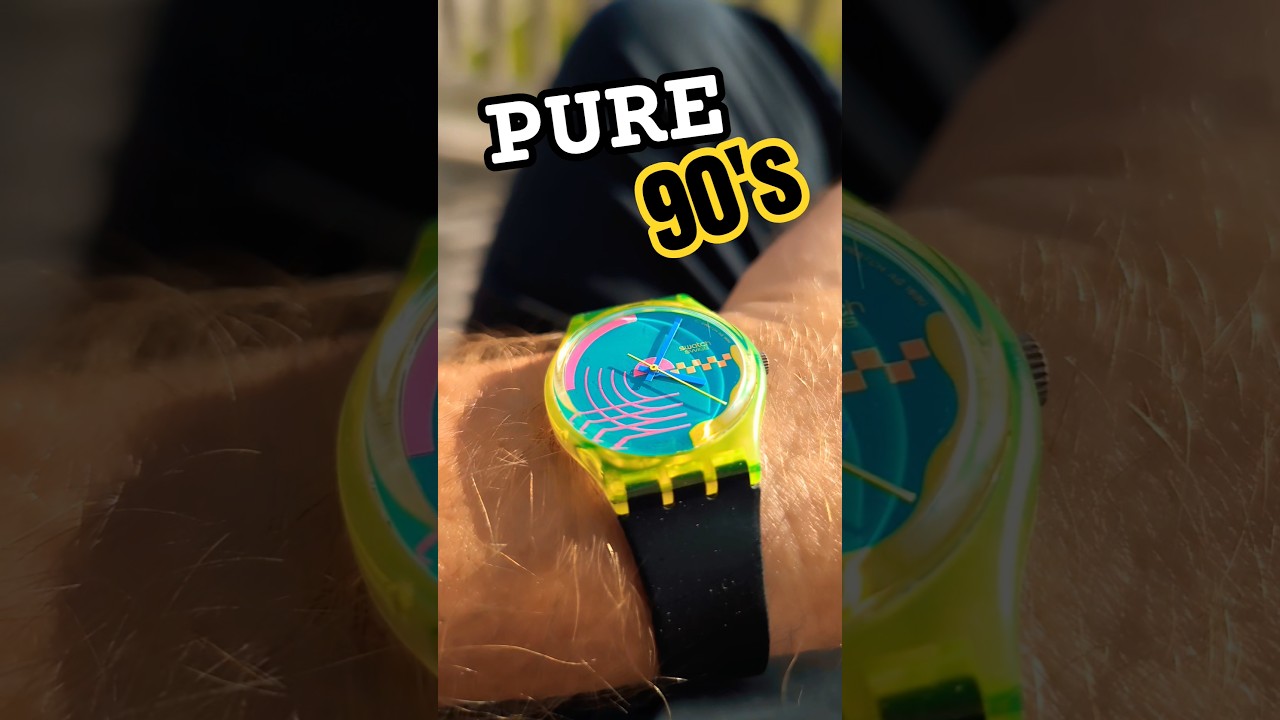 LAST OF THE SUMMER SUN W/ THE VINTAGE 90'S @swatch Honor ride #90s #retro #vintage #swatch