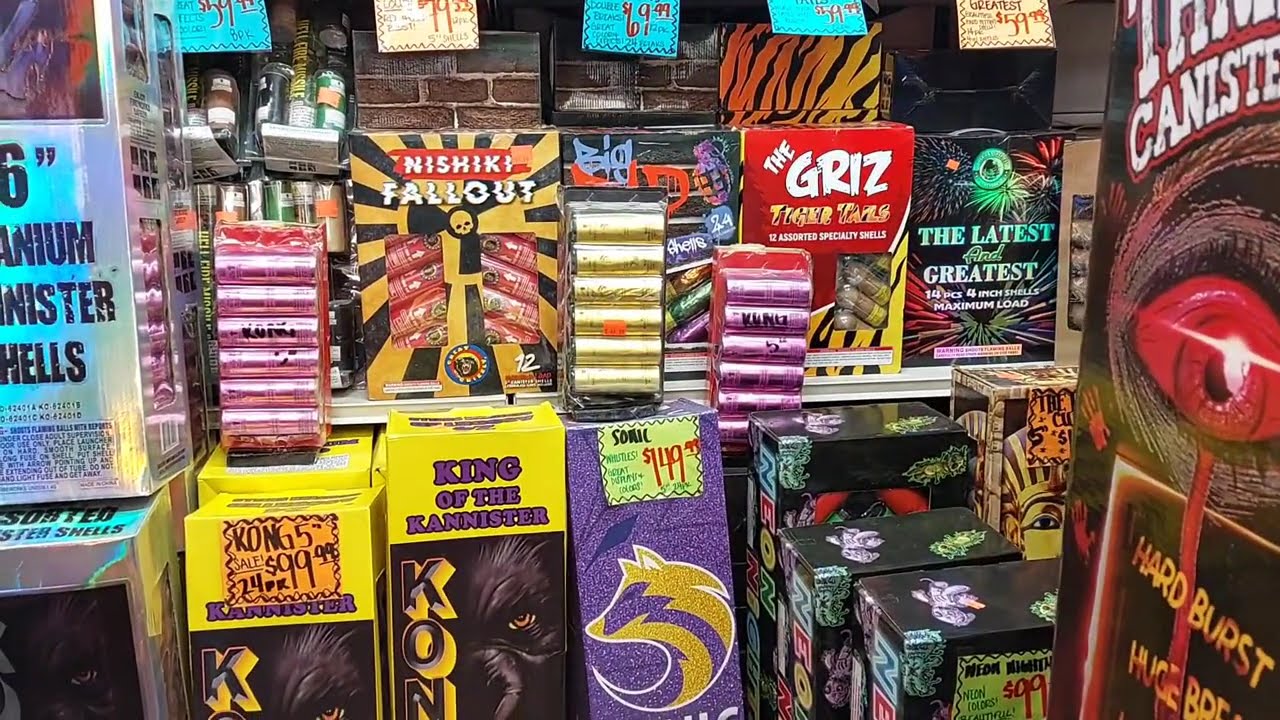 Direct From China Firework Store Tour Walk-through