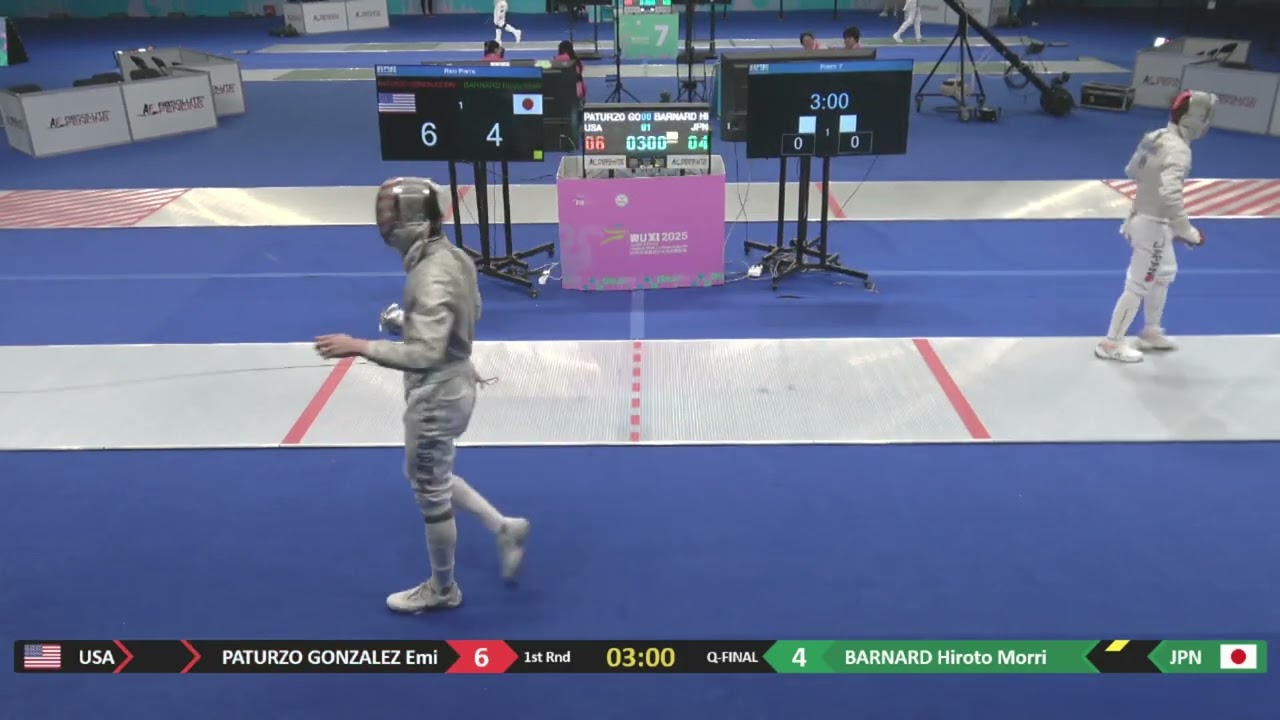 Wuxi Worlds 2025 CMS - L8 - Emilio Gonzalez USA v Barnard Hiroto Morri JPN