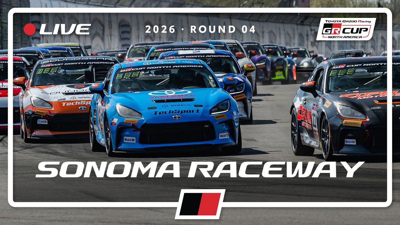 LIVE | Race 2 |&nbsp;Sonoma Raceway | Toyota Gazoo Racing North America GR Cup 2026