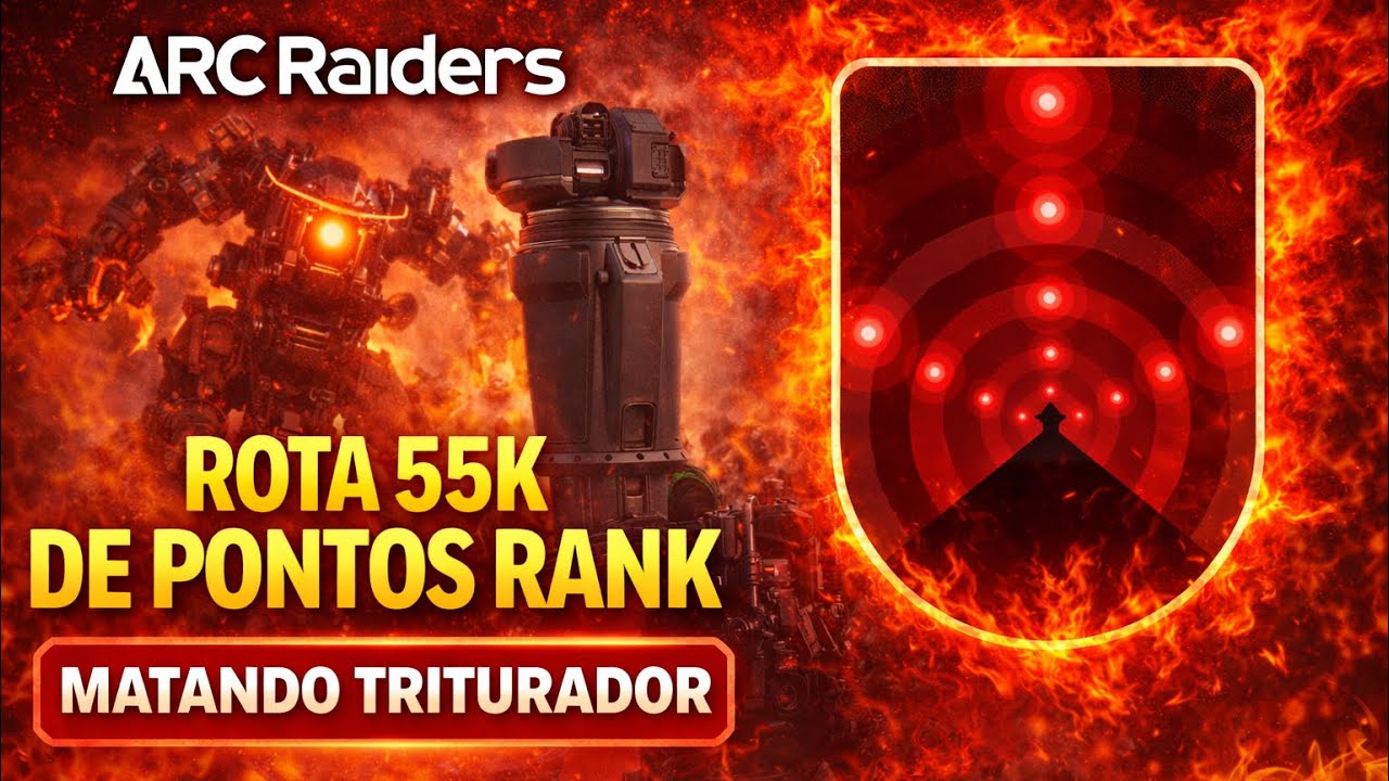 ROTA INSANA 55.000 PONTOS DE DANO EM TRITURADOR - DESAFIO RANK - LENDA DA CANTINA - ARC RAIDERS