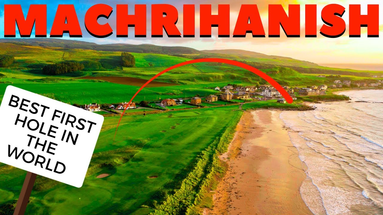 We played THE BEST Opening Golf Hole in the WORLD (Machrihanish Golf Club)