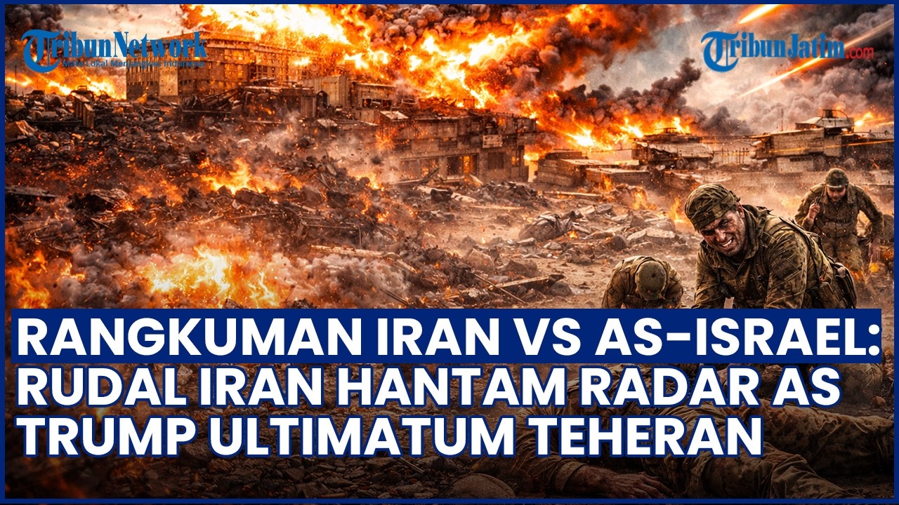 🔴Rangkuman Iran Vs AS-Israel: Rudal Iran Serang Pangkalan Ayn al-Asad hingga Trump Ultimatum Teheran