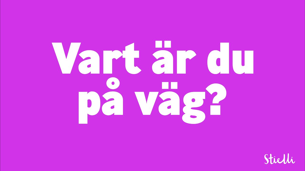 Vart är du på väg?